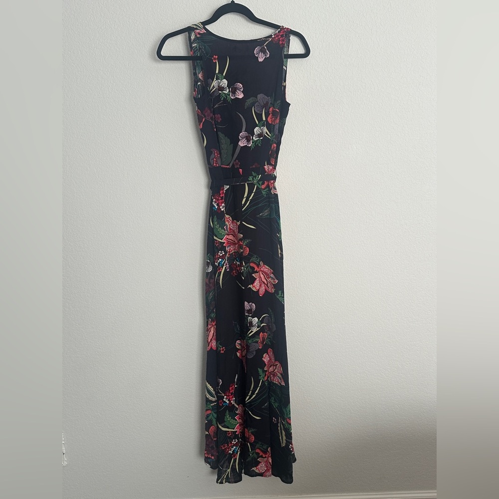 NWT KorMei hi low tropical maxi wrap look dressS - Picture 2 of 11